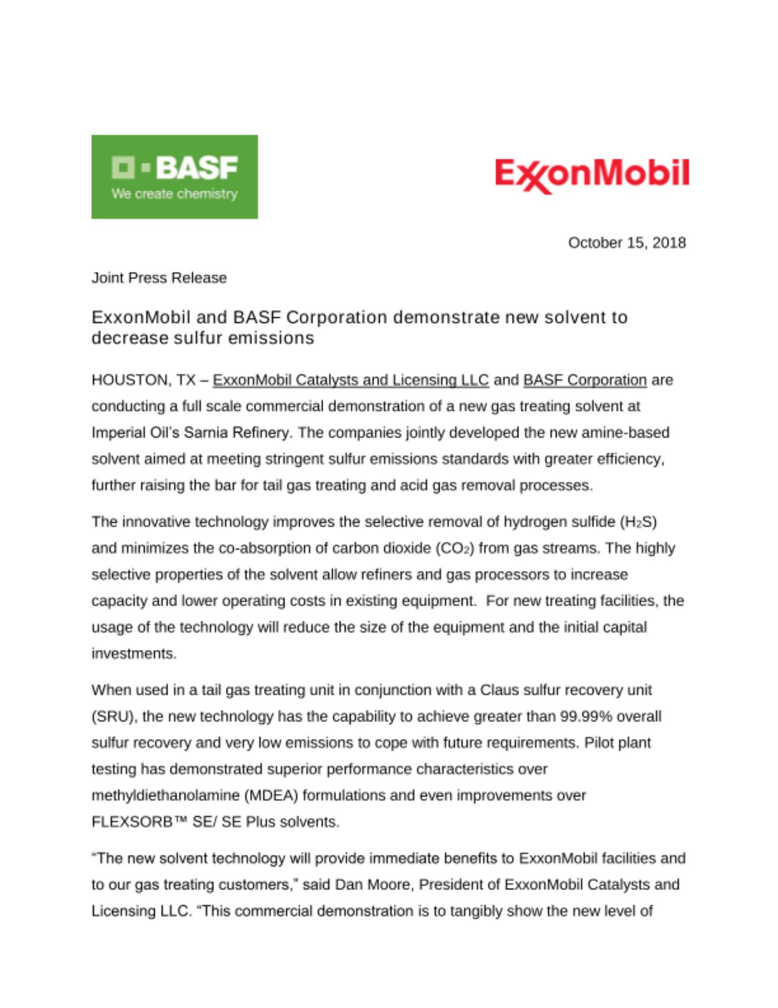 News Release News Release